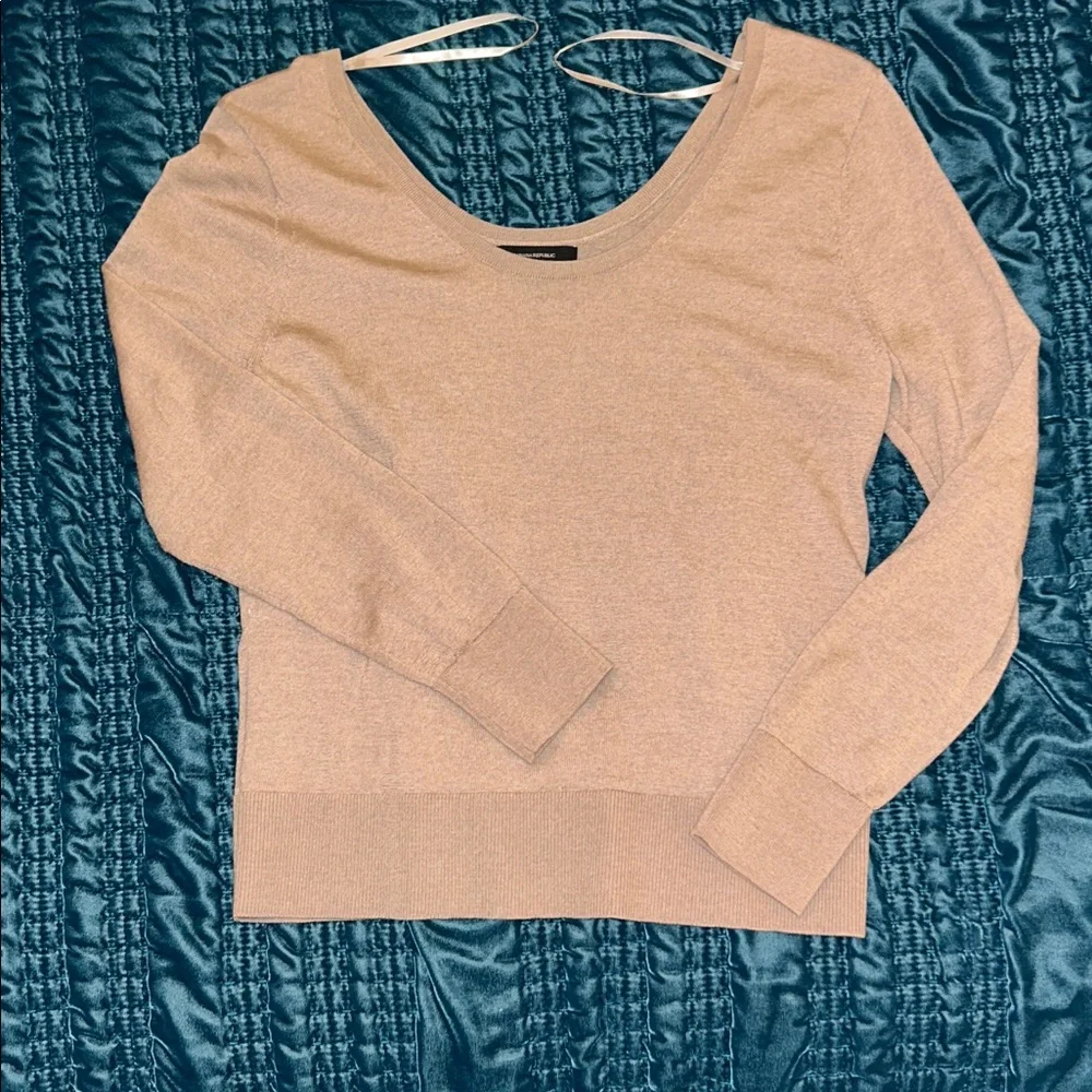 BR camel colored merino sweater - Picture 1 of 2